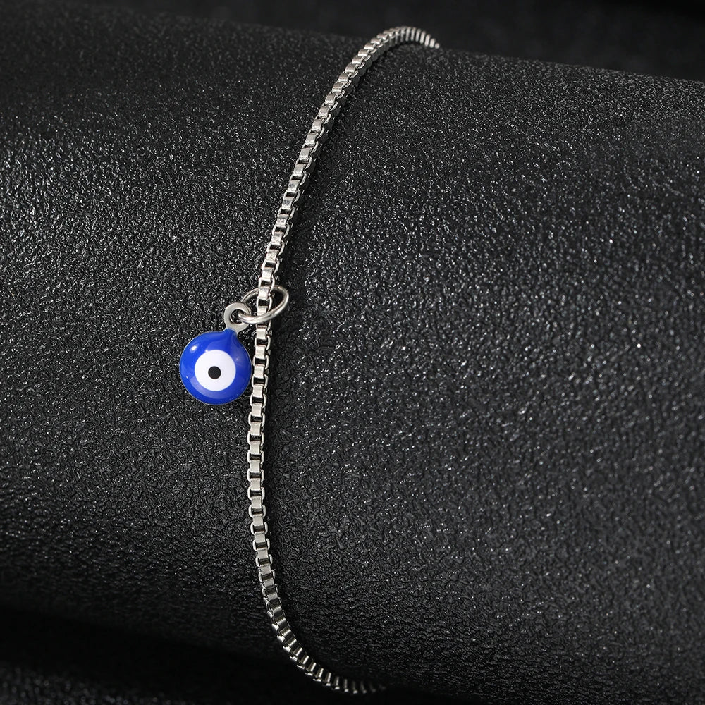 Elegant Blue Eye Anklet