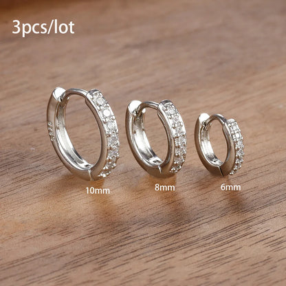 Elegant Punk Star Drop Earrings Set