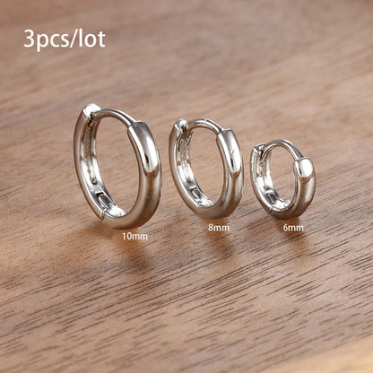 Elegant Punk Star Drop Earrings Set
