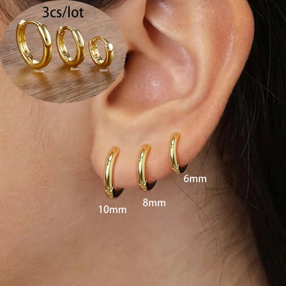 Elegant Punk Star Drop Earrings Set